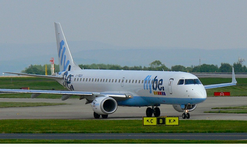 So kamen die Flugzeuge von Flybe früher daher.