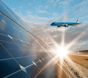 klm embraer e195 klm solarpark