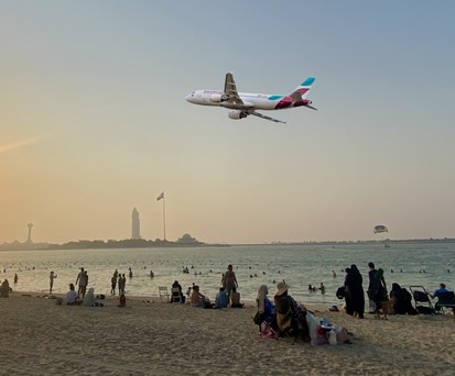 eurowings abu dhabi strand