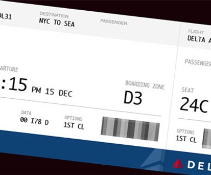 Bordkarte): Auf ihr stehen viele wichtige Informationen.