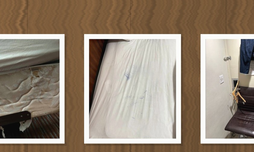 Die Zustände im Crew-Hotel sind ...