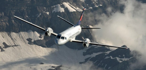 Saab 2000 von Darwin Airline: Die Flieger gehören künftig zu einem Drittel Etihad.