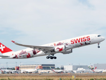 Airbus A350-900 von Swiss: Die Wanderlust-Lackierung bleibt länger.