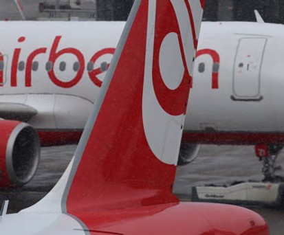 Flieger von Air Berlin: Probleme in Tegel.