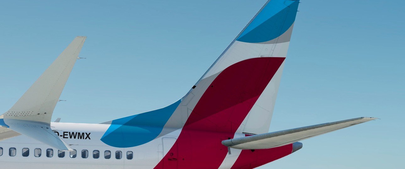 Boeing 737 Max in Eurowings-Farben (Montage): Die Gruppe hat mehr Jets bestellt.