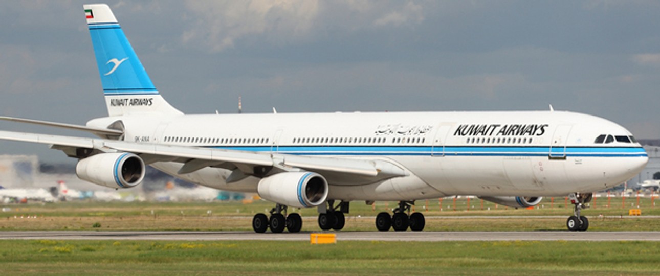 Airbus A340 von Kuwait Airways: Bereits 19 Jahre alt.