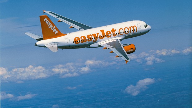 Airbus A319 von Easyjet: Anflug auf die französische Provinz.