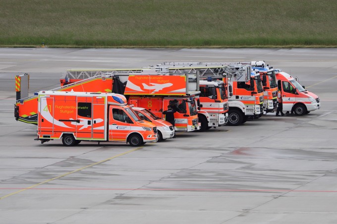 Alles war da. Denn an Bord des Airbus A320 ...