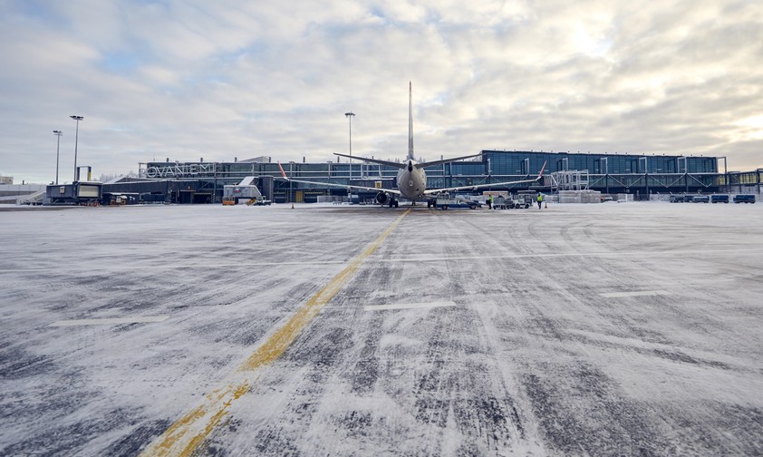 Flughafen Rovaniemi: Immer beliebter.