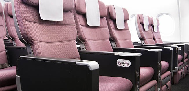 Vor allem die Premium Economy soll nochmals viel bequemer werden als heute (im Bild: aktuelle Ausstattung).