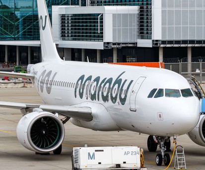 Ein Airbus A320 von Marabu: Die Flotte ist auf vier eigene Flugzeuge gewachsen.