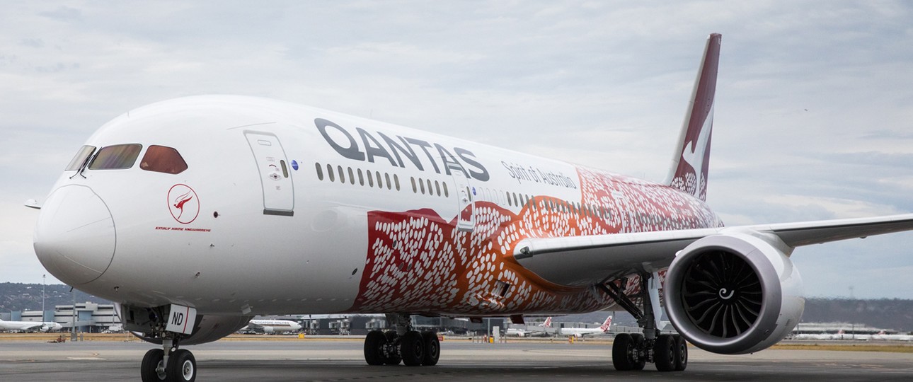 Boeing 787-9 Dreamliner: Mit diesem Modell fliegt Qantas nonstop nach Europa.