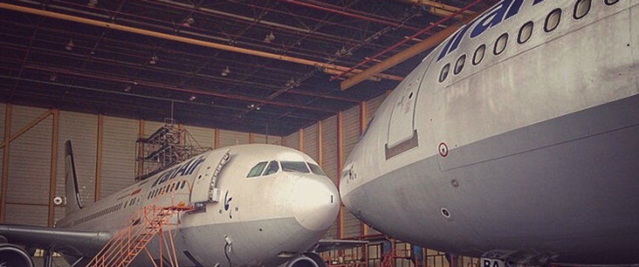Wartung von Iran Air: Hier sieht Lufthansa Kooperations-Potenzial.
