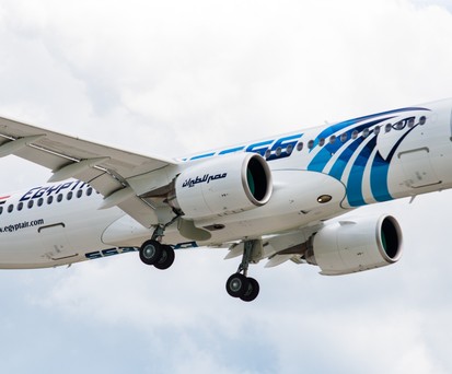 Erster Airbus A220 von Egypt Air bei der Auslieferung 2019: Nun wieder aussortiert.