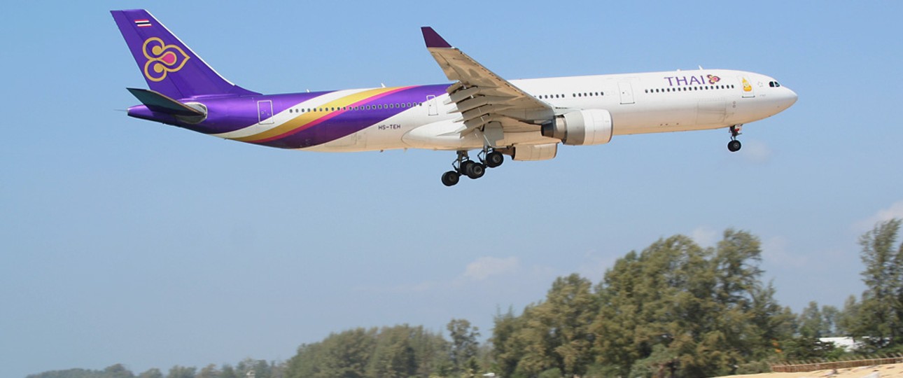Ein Thai-Airways-Jet 2009: In diesem Jahr beginn der Vorsitzende einen Fehler.