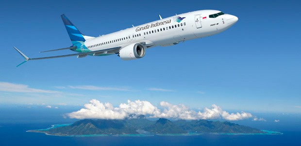 Boeing 737 Max-8 in den Farben von Garuda: Die Airline setzt seit jeher auf das Modell.