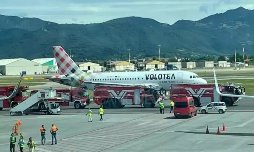 Der Airbus A319 von Volotea: Tragischer Unfall.
