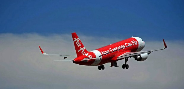 Air-Asia-Jet: Unangemessene Worte im Bordmagazin.