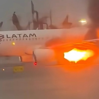 latam airbus a320 lima feuer