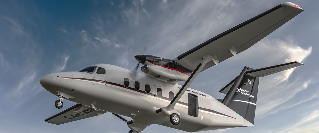 Cessna Sky Courier: Das Flugzeug bekommt eine Tür, die im Flug geöffnet werden kann. 