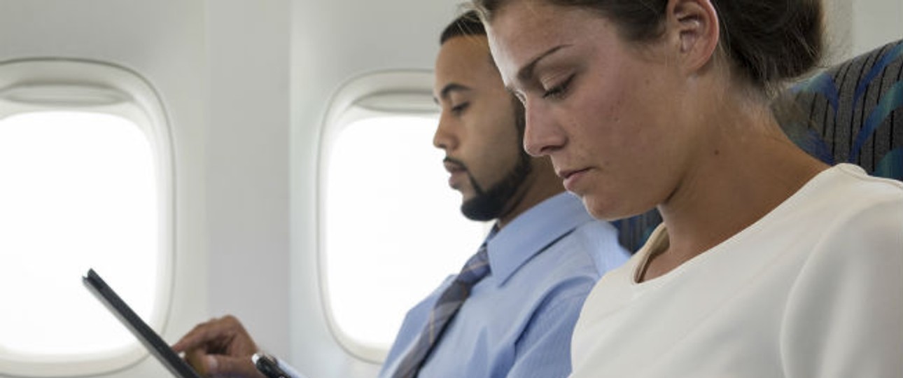 Geschäftsreisende: nur jeder 50. reist in der First Class.