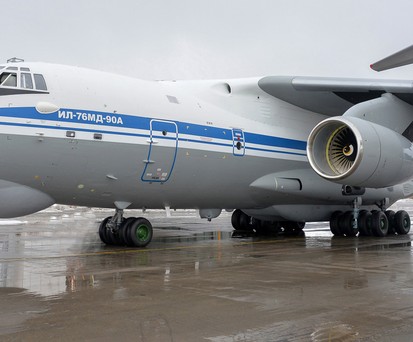 Ilyushin il-76 MD-90A: Zwischenfall bei einem Test.