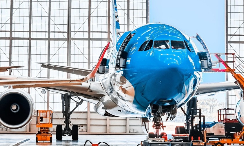 Flugzeug von Aerolíneas Argentinas: Neue Partnerin der Grupo Abra.