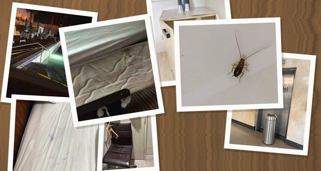 Fotos aus dem Crewhotel in Miami: Nicht, was man sehen möchte.