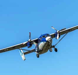 Antonov An-28 von Sila: notgelandet.