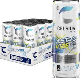 Celsius Astro Vibe: Könnte Wodka enthalten.