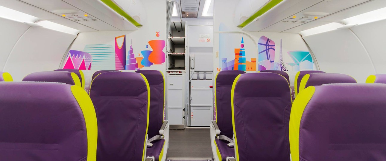 A320-Kabine von Flyadeal: Nachschub ist geordert.