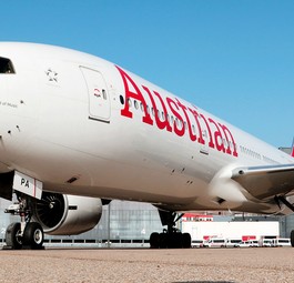 Die Boeing 777 mit dem Kennzeichen OE-LPA: Sie wurde kürzlich zum Prachter umgebaut und führt seither Frachtflüge durch.