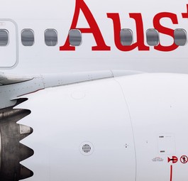 Boeing 737 Max von Austrian Airlines (Montage): Könnte so aussehen.