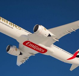Boeing 777X in Emirates-Farben: Die Golfairline will weniger Exemplare des Fliegers.