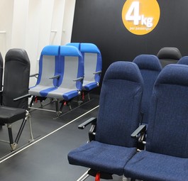 Economy-Class-Sitze von Expliseat: Wiegen zwischen vier und sechs Kilo.