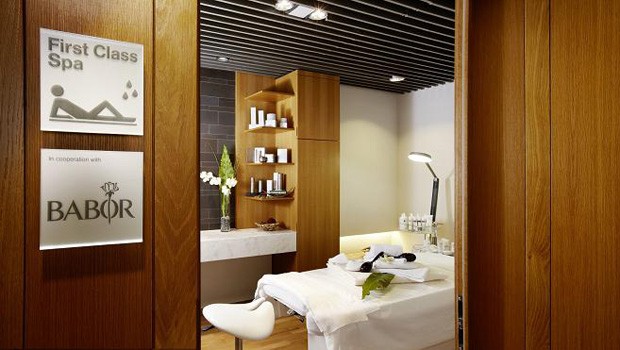 Spa-Behandlungen gibt es für First-Class-Reisende bei Lufthansa in Frankfurt