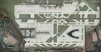 Plan für den Flughafen aus dem Jahr 2010: Die südliche Piste wird in das Naturschutzgebiet gebaut.