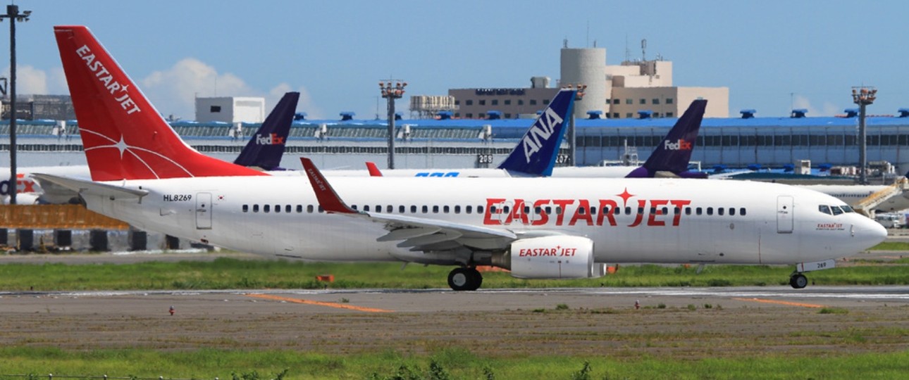 Boeing 737 von Eastar Jet: Die Airline ist abgeschlagen.