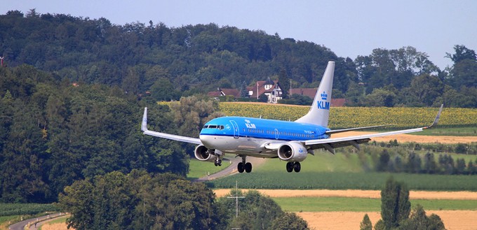 <strong>6. Rang: KLM</strong>. 596 Flüge, minus 2o%.