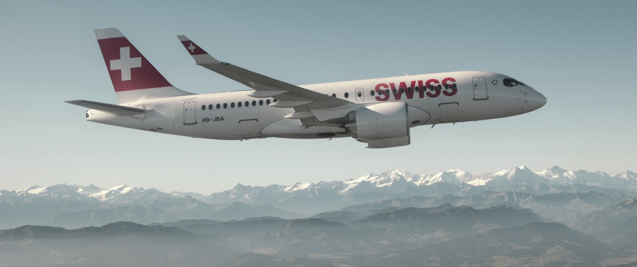 Airbus A220 von Swiss: Taufen stehen an.