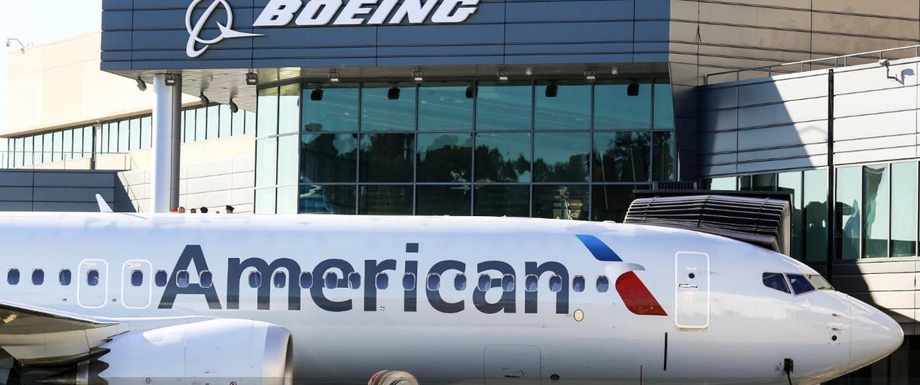 Boeing 737 Max von American: Kunden können sie ansehen gehen.