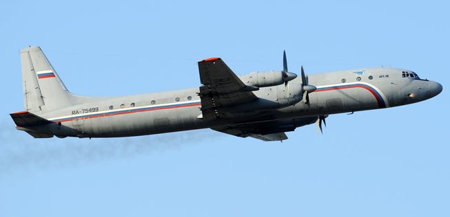 Ilyushin Il-18 der russischen Armee: Eine Maschine dieses Typs ist verunglückt.