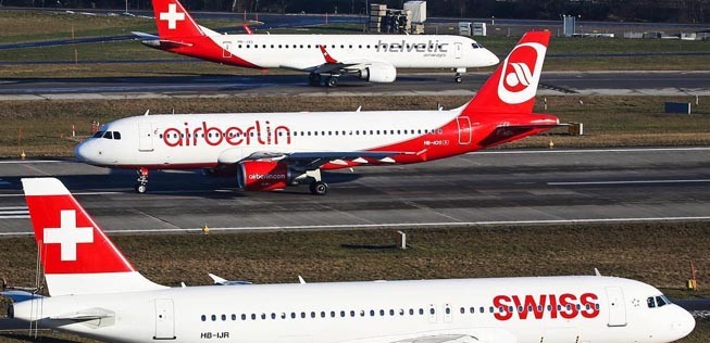 Airbus A320 von Belair: Flugziel unbekannt.