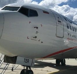 Die Boeing 737-500 von Voyage Air: Wurde durch eine 737-400 ersetzt.