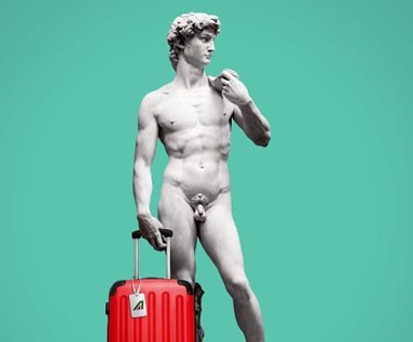 Die Werbeanzeige von Alitalia: Große Wirkung.