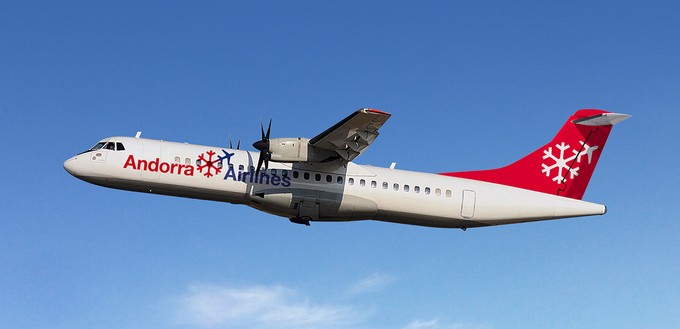 Andorra Airlines, Andorra/Spanien, ist bereits gestartet.