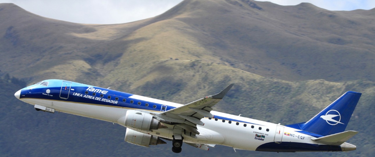 Embraer E190 von Tame: hebt nicht mehr ab.