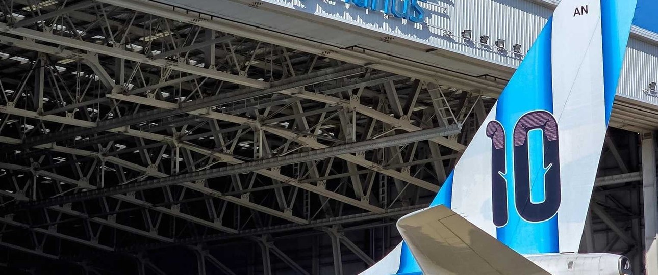 Airbus A330 Aerolinas Argentinas: Ein Hommage an Lionel Messi.