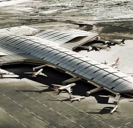 So soll das neue Terminal aussehen: Skizze der Architekten.