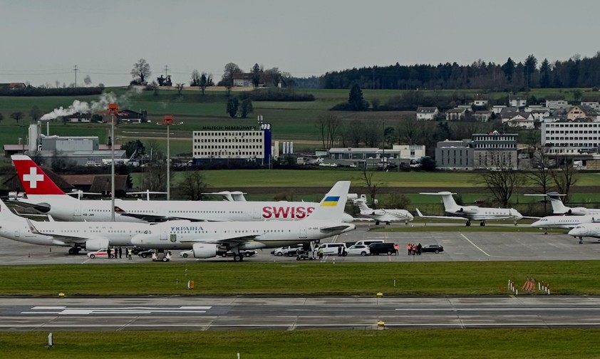 Flughafen Zürich: Viele hochrangige Gäste erwartet.